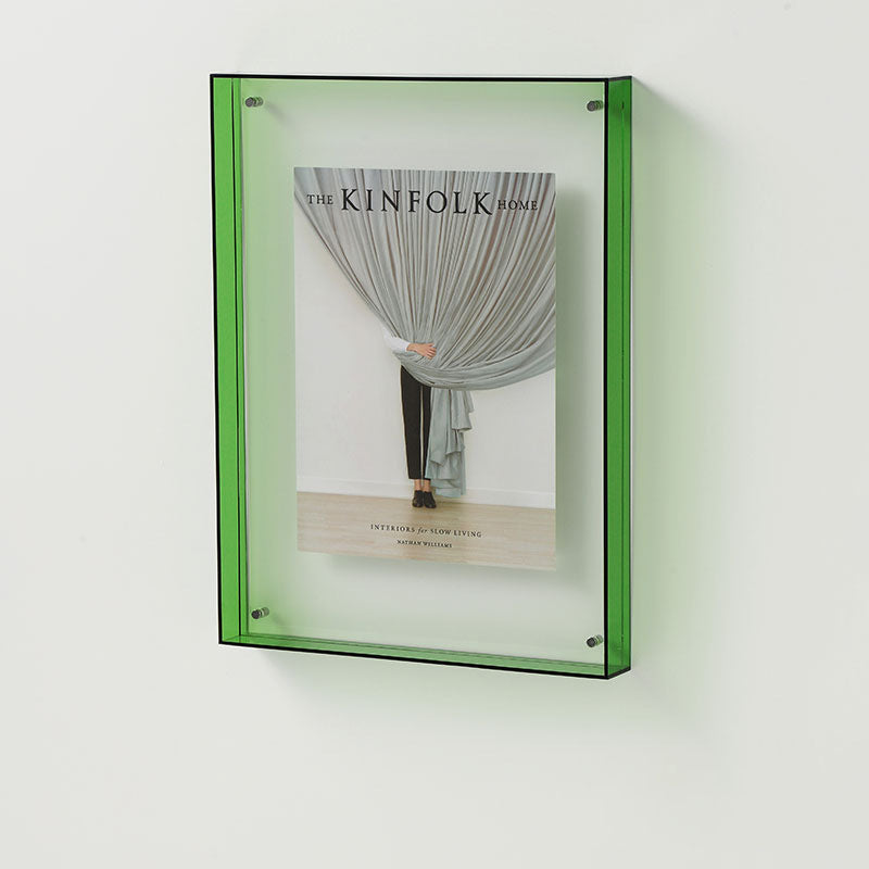 Clear Glass Picture Display LED Table Lamp