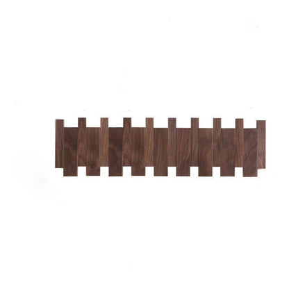Sturdy Wooden Coat Hook Wall Mount Closet Organizer