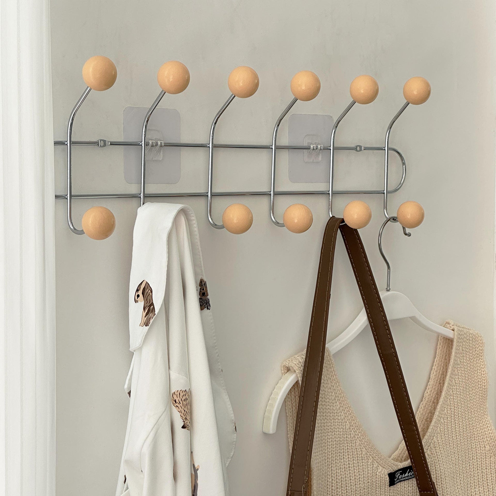 Hidden Nail Wall Hook Space Saving Coat Rack - Halri