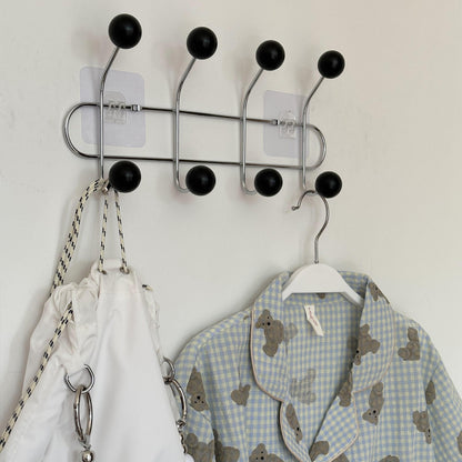 Hidden Nail Wall Hook Space Saving Coat Rack