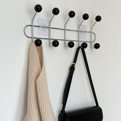 Hidden Nail Wall Hook Space Saving Coat Rack