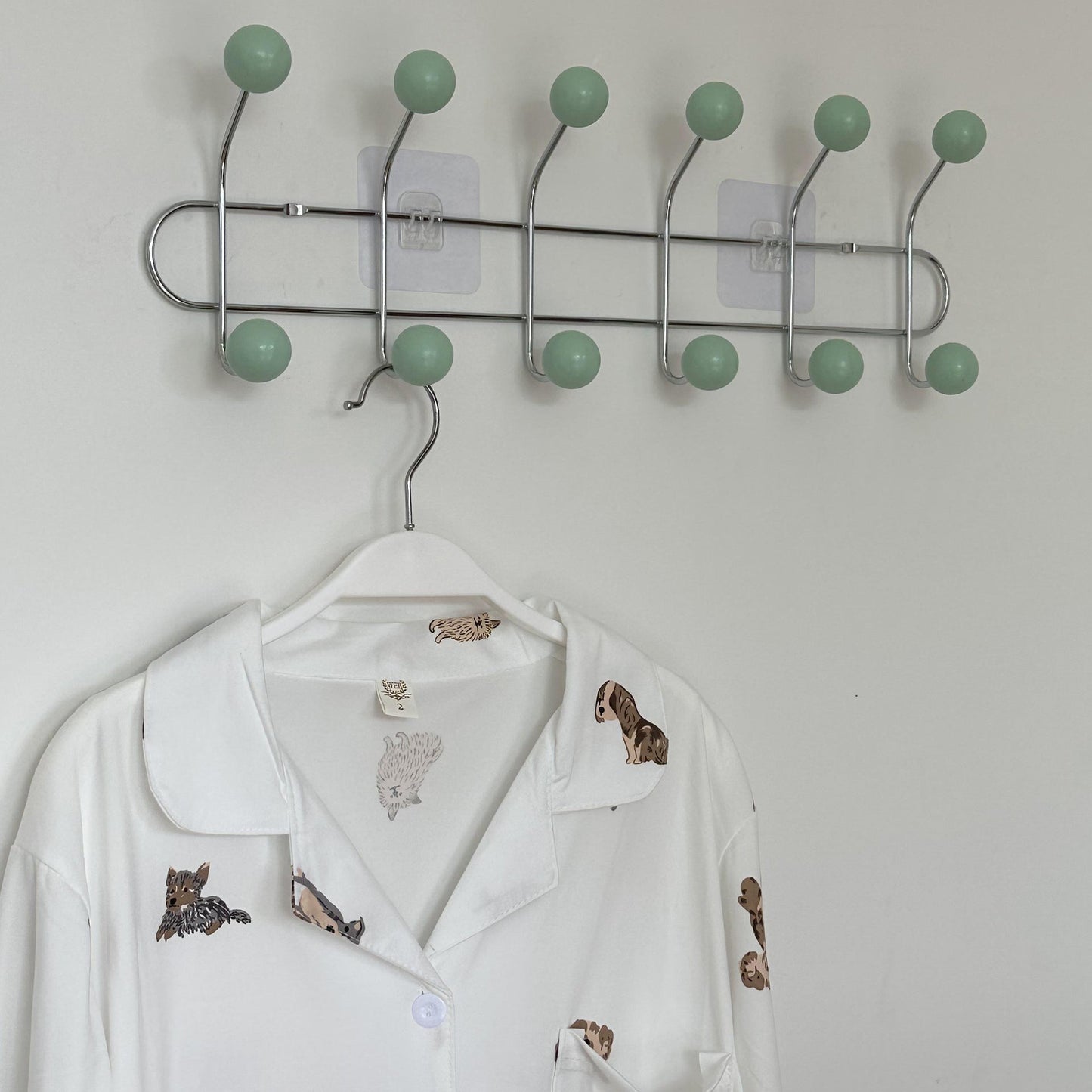 Hidden Nail Wall Hook Space Saving Coat Rack