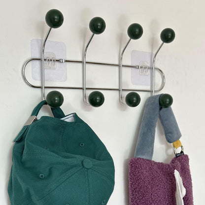 Hidden Nail Wall Hook Space Saving Coat Rack