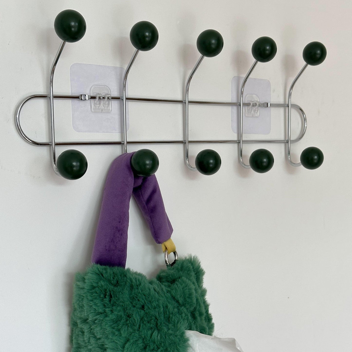 Hidden Nail Wall Hook Space Saving Coat Rack