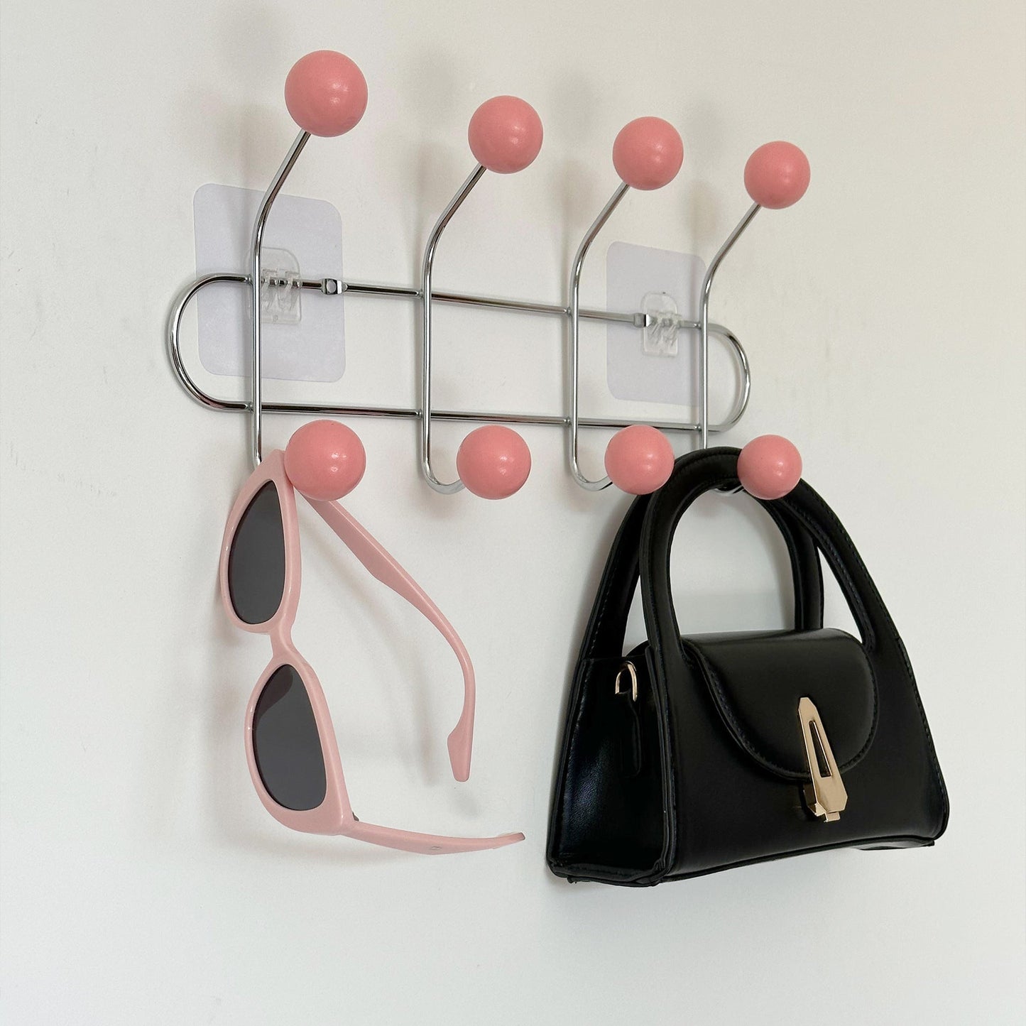 Hidden Nail Wall Hook Space Saving Coat Rack