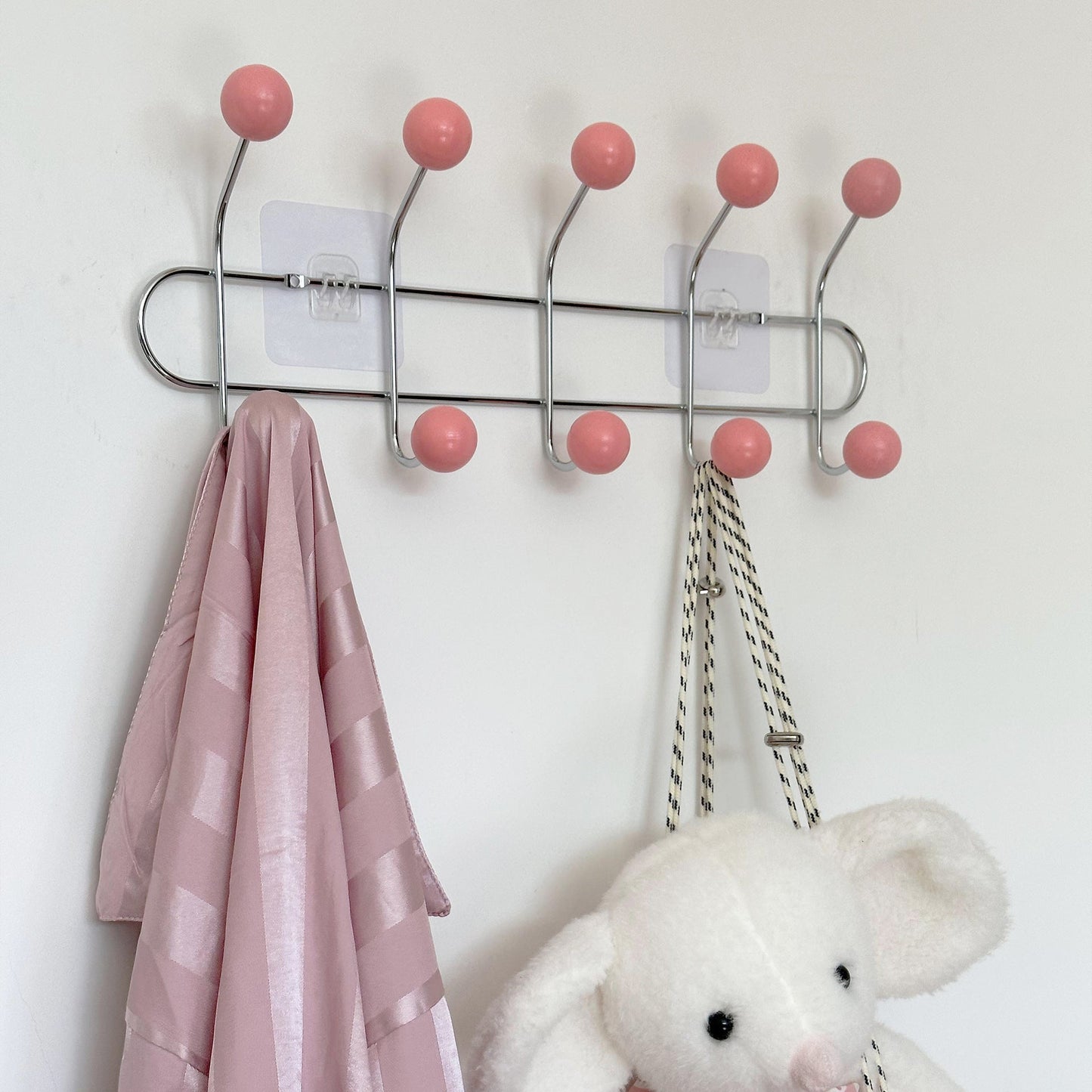 Hidden Nail Wall Hook Space Saving Coat Rack