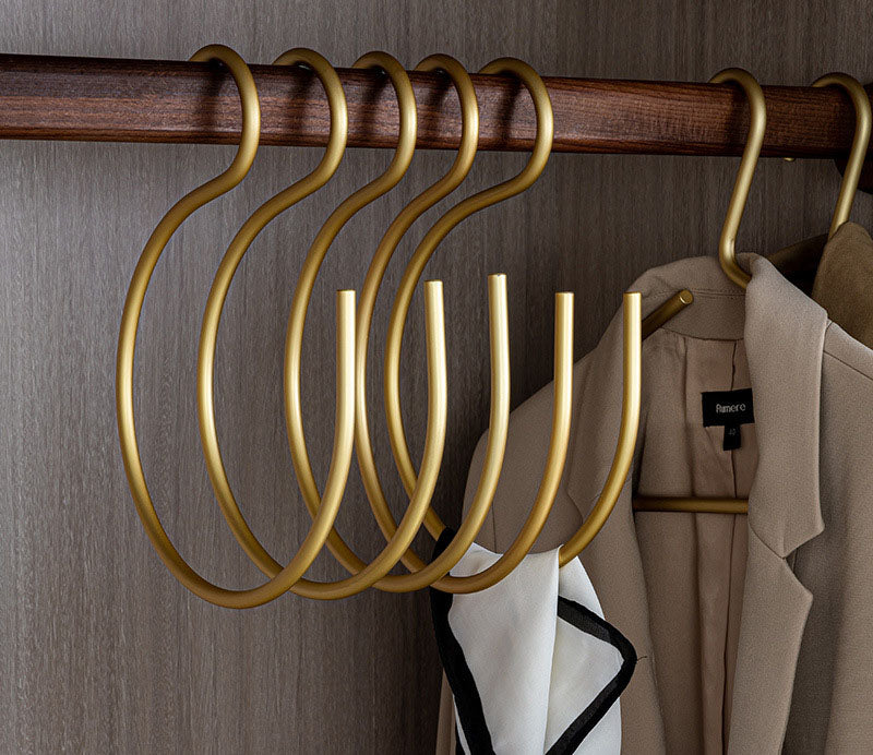 Stylish Metal Coat Hook with Storage