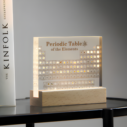 Glowing LED Periodic Table Science Display Kit - Halri