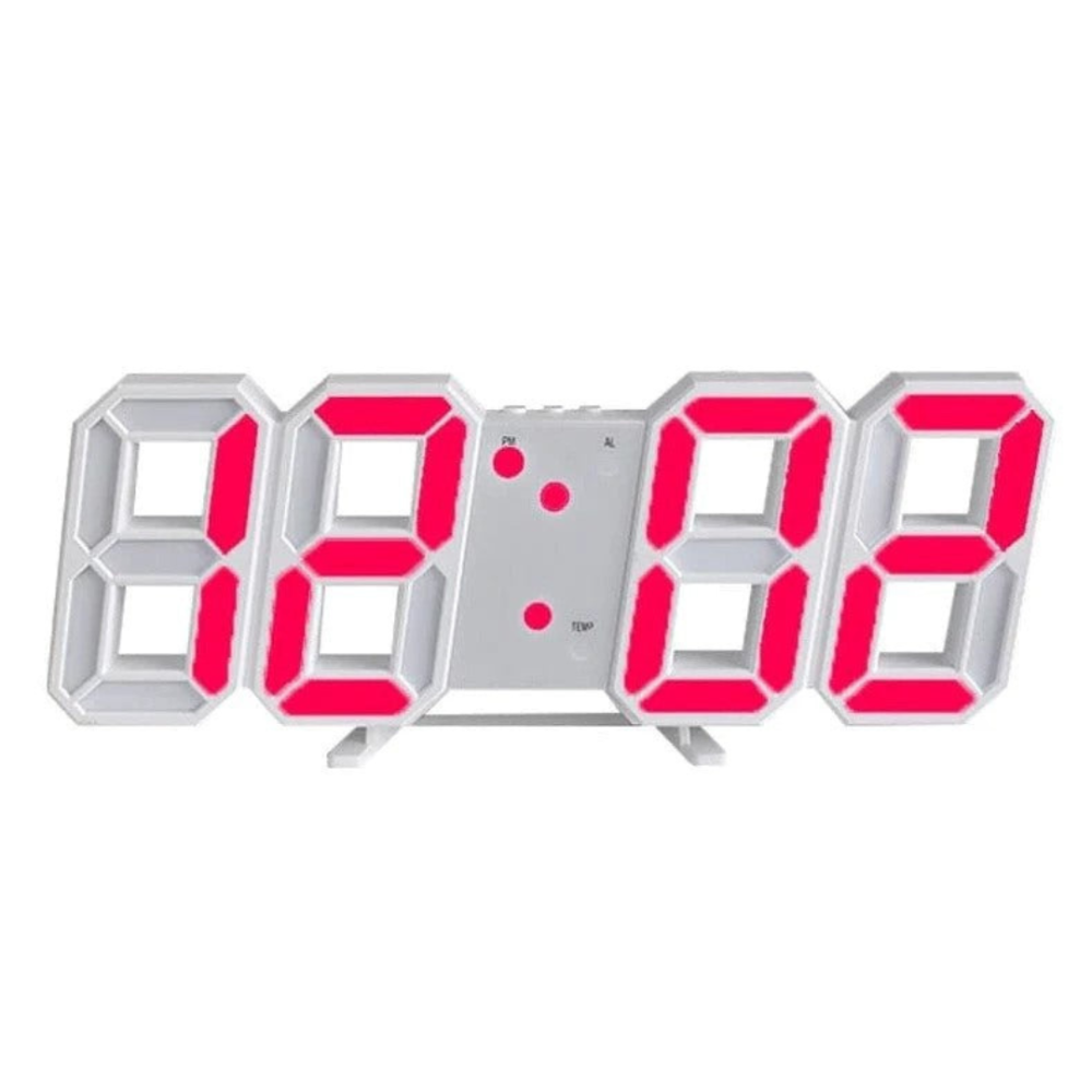 Big LED Wall Clock with Auto Dimming Feature