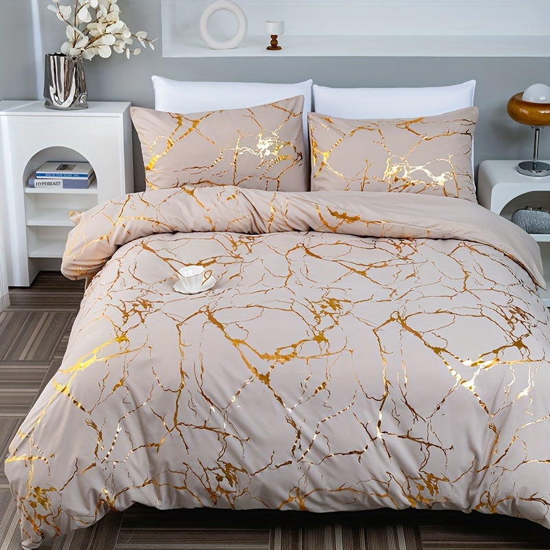 Soft Marble Pattern Bed Duvet Cover