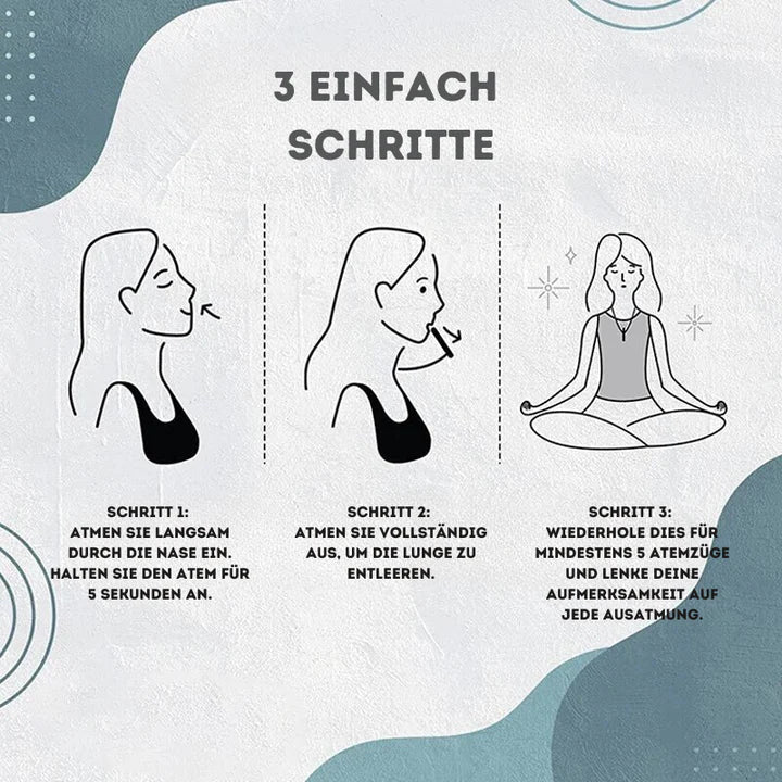Natural Calming Breath Trainer Device