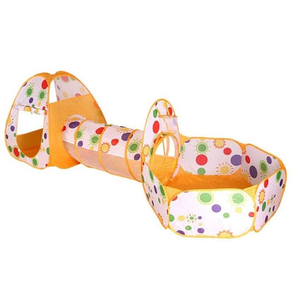 Fun Kids Play Tent with Ball Pit and Tunnel