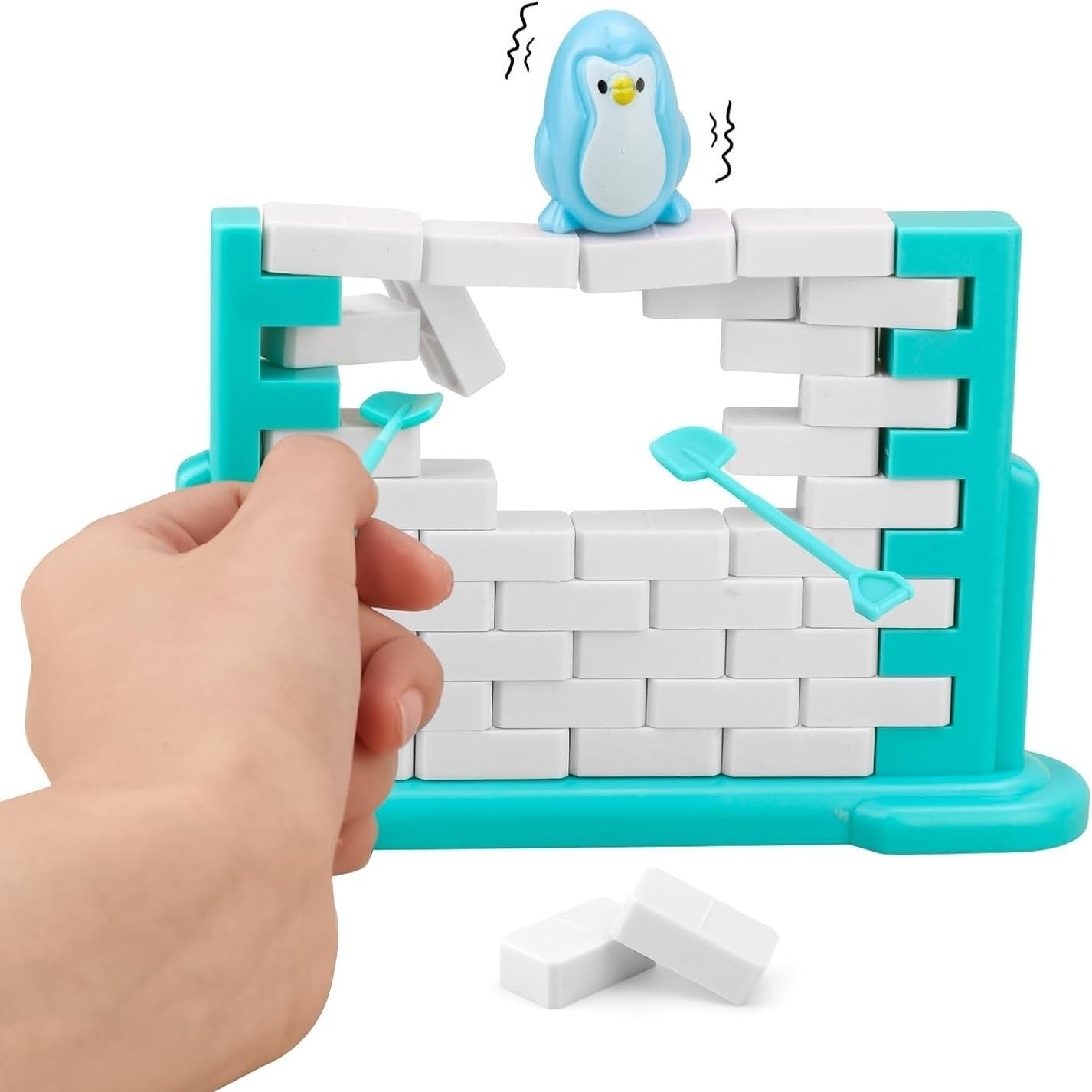 3PCS Penguin Trap Game with Fun and Safe Play Builds Logic, Hand-Eye Coordination, Easy Assembly for Kids Ages 3+