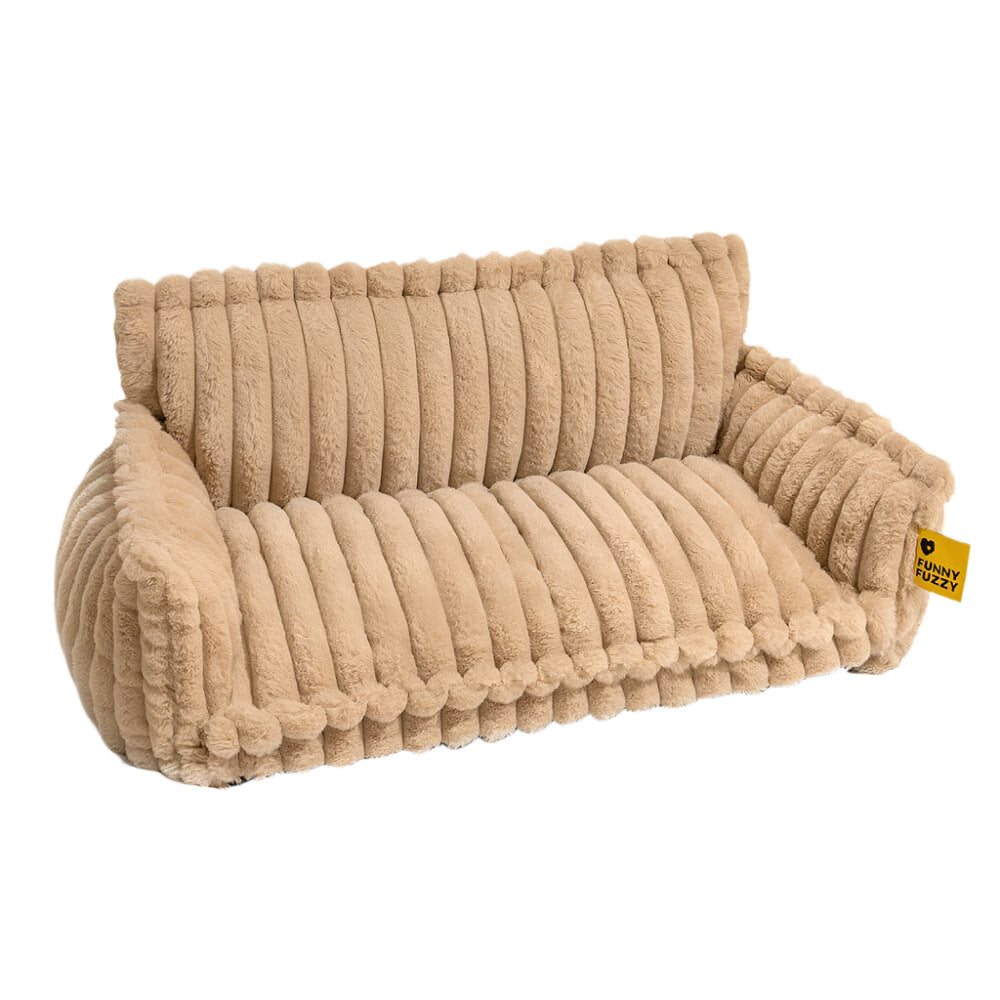 Cozy Pet Couch - Washable Plush Dog Bed