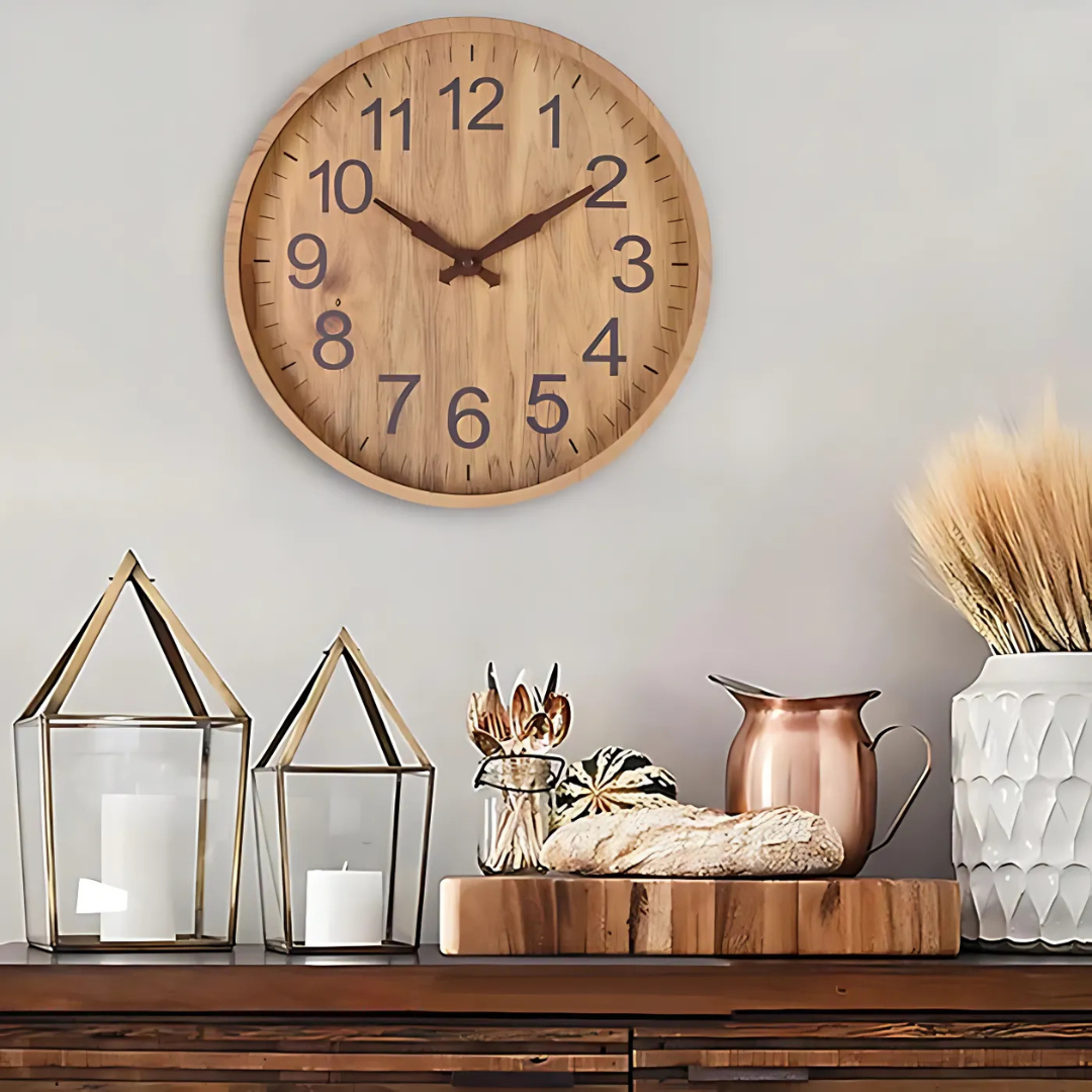 Big Decorative Wall Clock for Living Room - Halri
