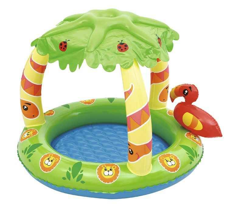 Portable Kids Pool with Canopy Shade - Halri