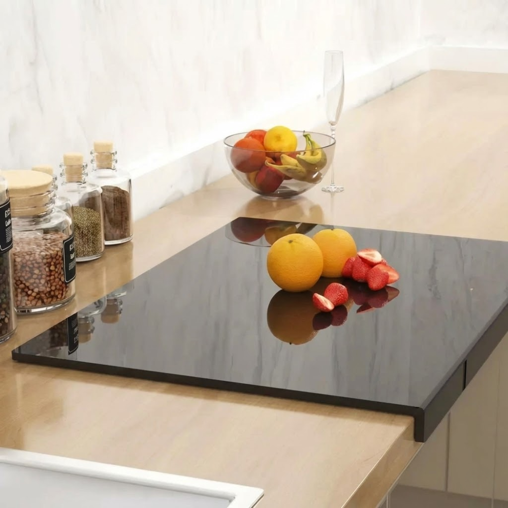 Acrylic Cutting Board with Protective Lip – Durable Non-Slip Chopping Board for Kitchen, 45x35 cm 5