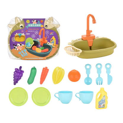 Kids Play Kitchen Sink - Water Play Set