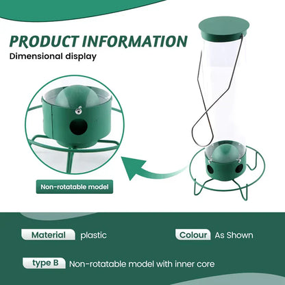 Strong Squirrel Proof Bird Feeder with Spinning Perch