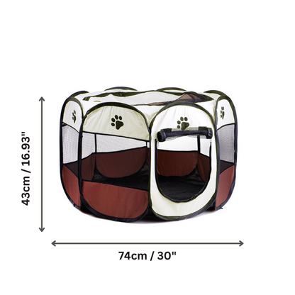 Portable Puppy Playpen - Comfortable Pet Play Area