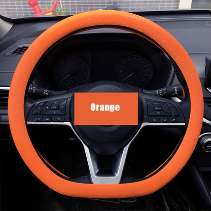 Leather Car Steering Wheel Cover