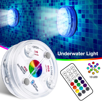 Colorful Pool Lamp with Remote - RGB LED Water Light - Halri