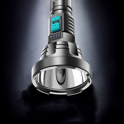 Powerful 90000LM LED Flashlight with USB Recharge - Halri