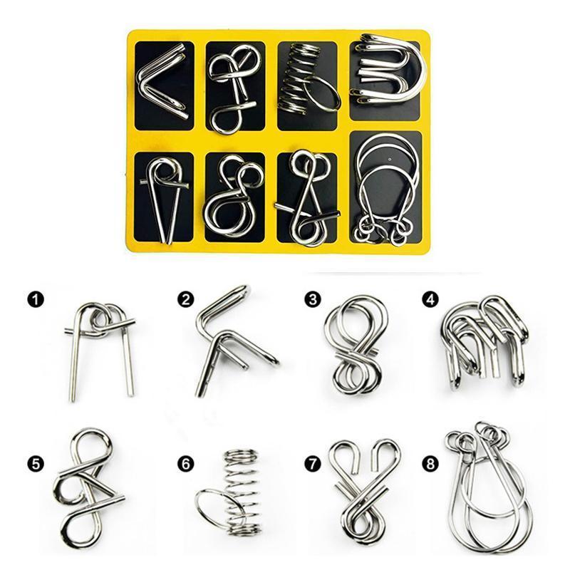 Silver Brain Teaser Ring - Halri