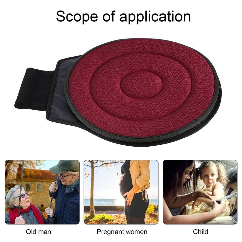 Ergonomic Rotating Memory Foam Seat Cushion