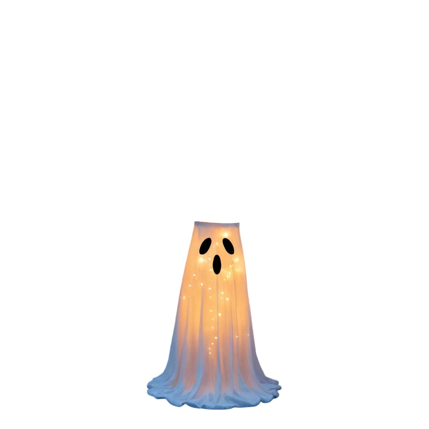 Spooky LED Candy Dish with Ghost Decoration
