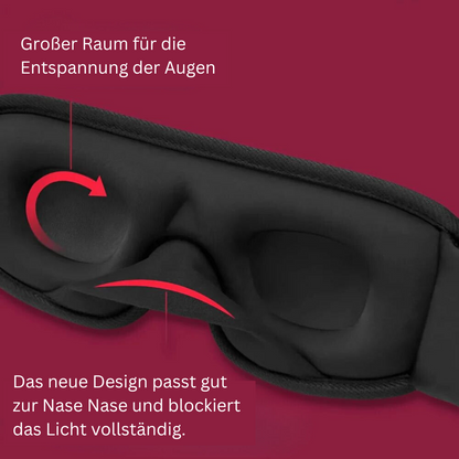 Contoured Comfort Sleep Mask for Restful Sleep