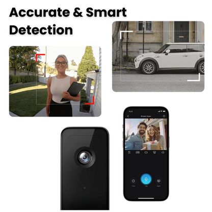 Smart Wi-Fi Doorbell Camera with HD Video and Motion Detection