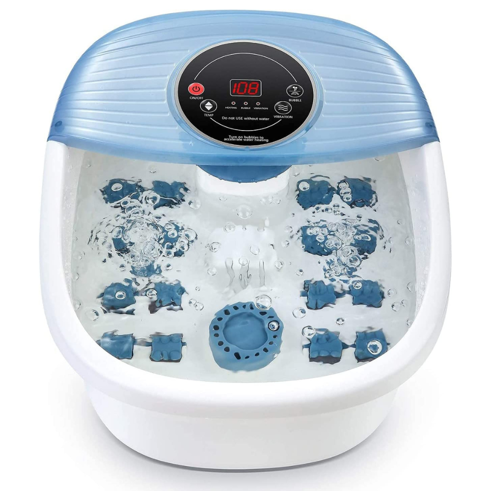 Heated Foot Spa Massage Bubble Bath