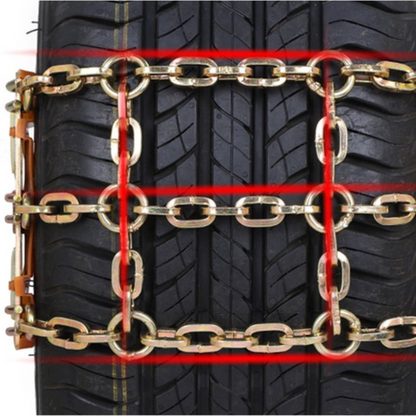Premium Snow Tire Chains for Trucks and SUVs 8 Piece Set
