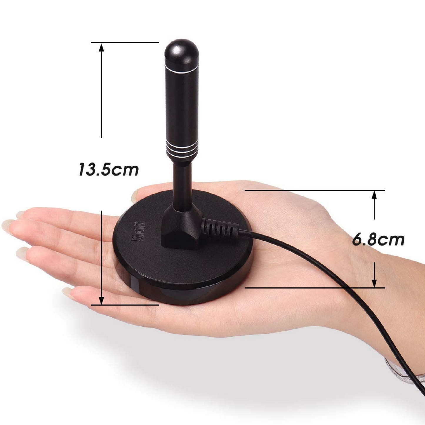 Slim High Gain Indoor HDTV Antenna for 4K TV Reception