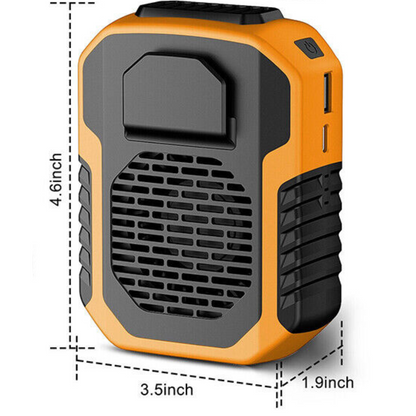 Compact Lightweight Clip On Waist Fan for Outdoor Use