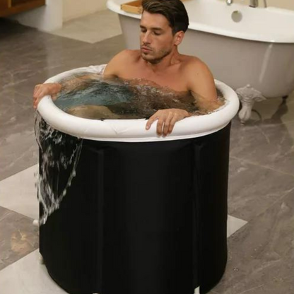 Compact Collapsible Ice Bath Tub for Athletic Recovery