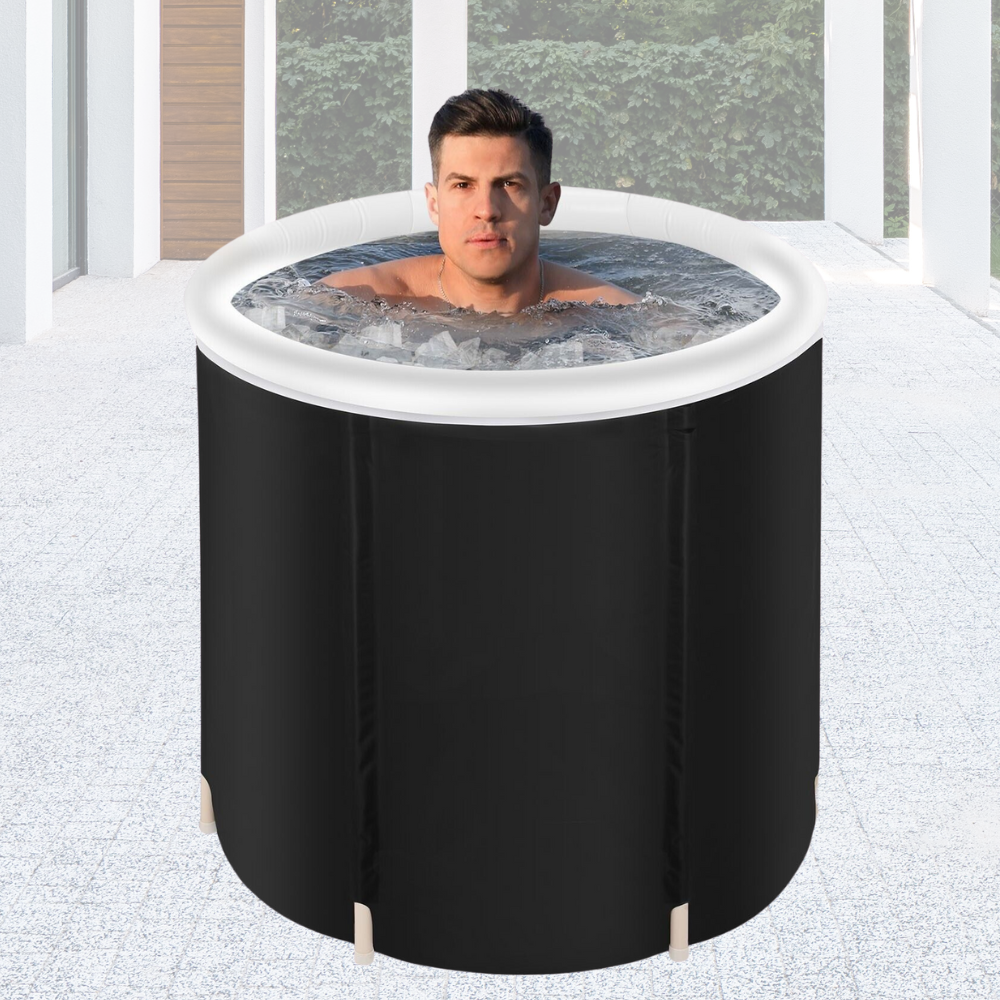 Compact Collapsible Ice Bath Tub for Athletic Recovery