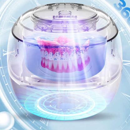 Compact Travel Denture Cleaning Device