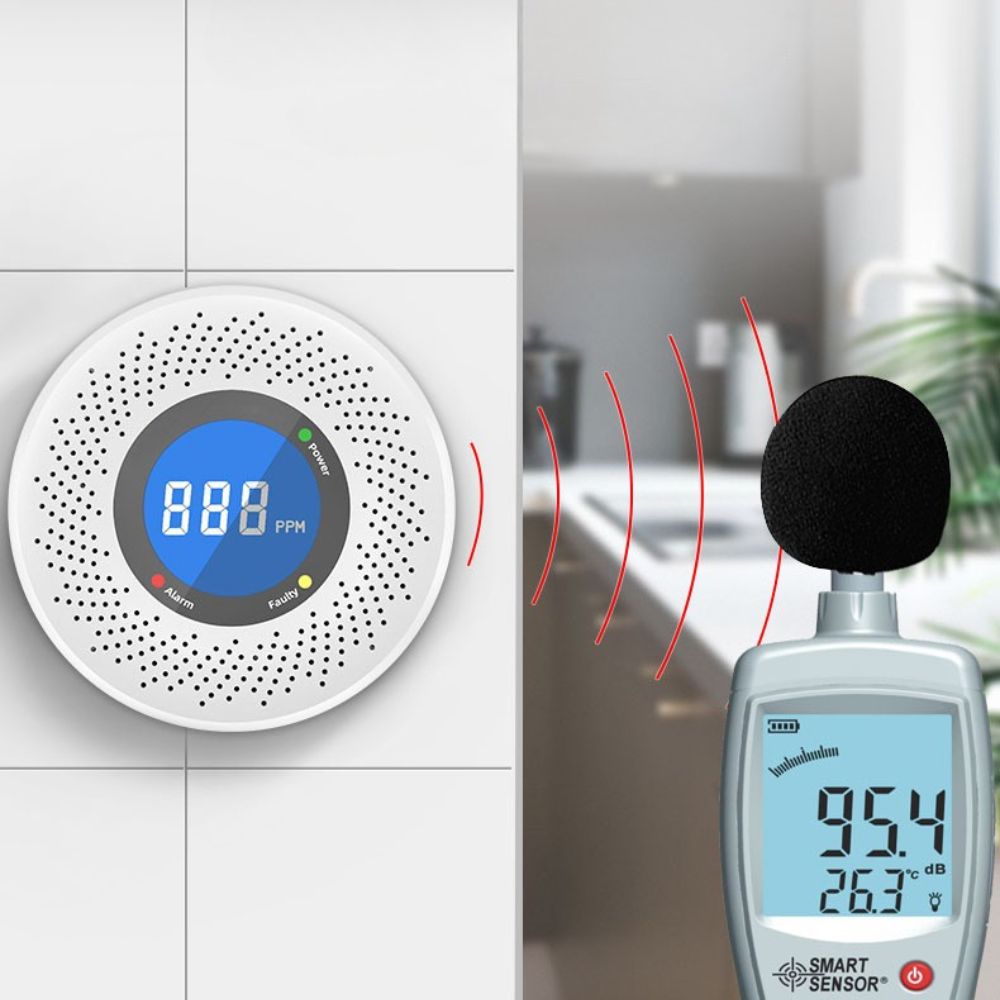 Digital CO Detector Smoke Alarm Sensor