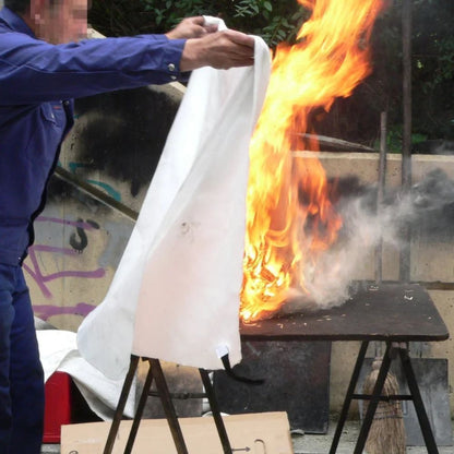 Flame Resistant Blanket 2-Pack Emergency Fire Protection Covers