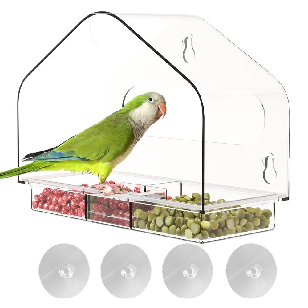 Clear Plastic Hanging Hummingbird Feeder