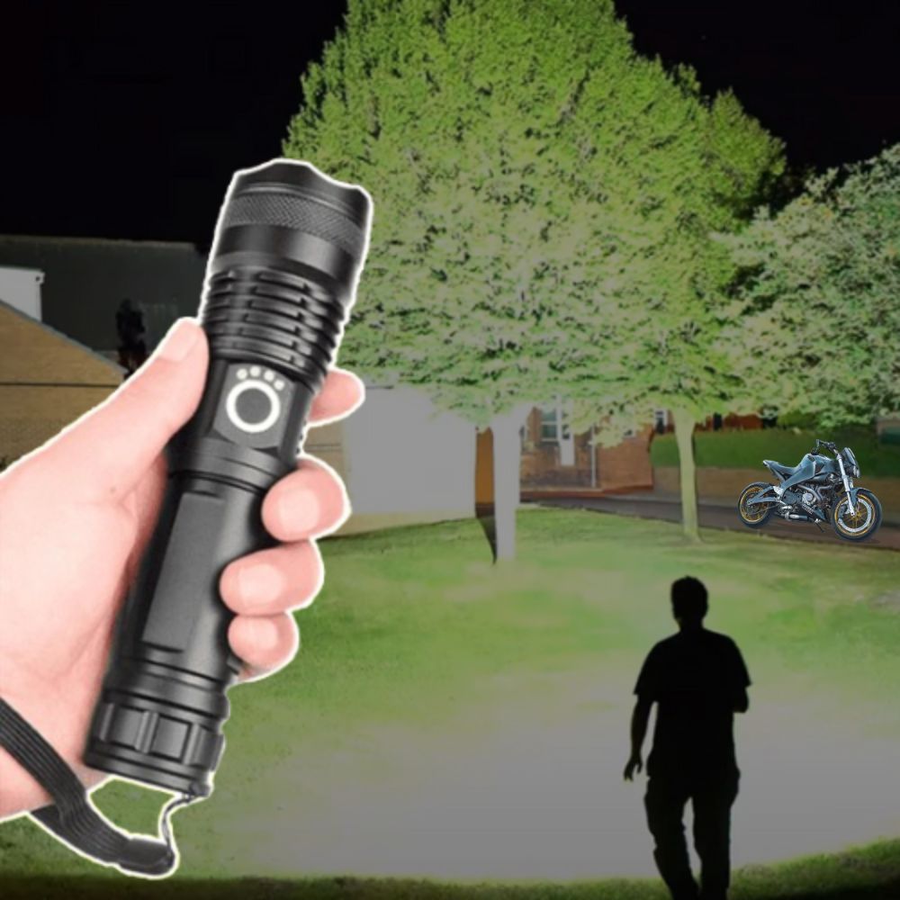 Ultra Bright 90,000 Lumens LED Flashlight - Halri