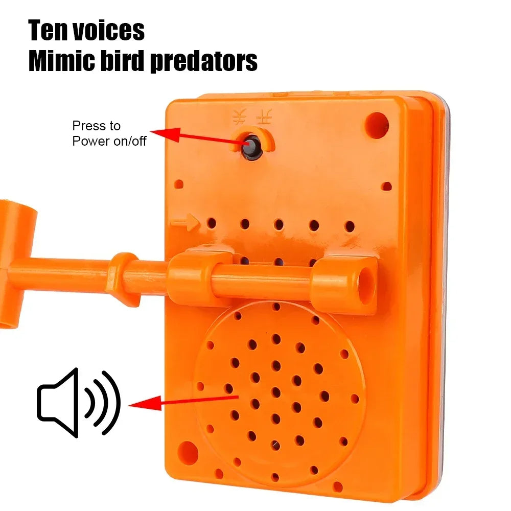 Motion Activated Solar Bird Repellent Device