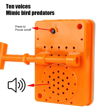 Motion Activated Solar Bird Repellent Device