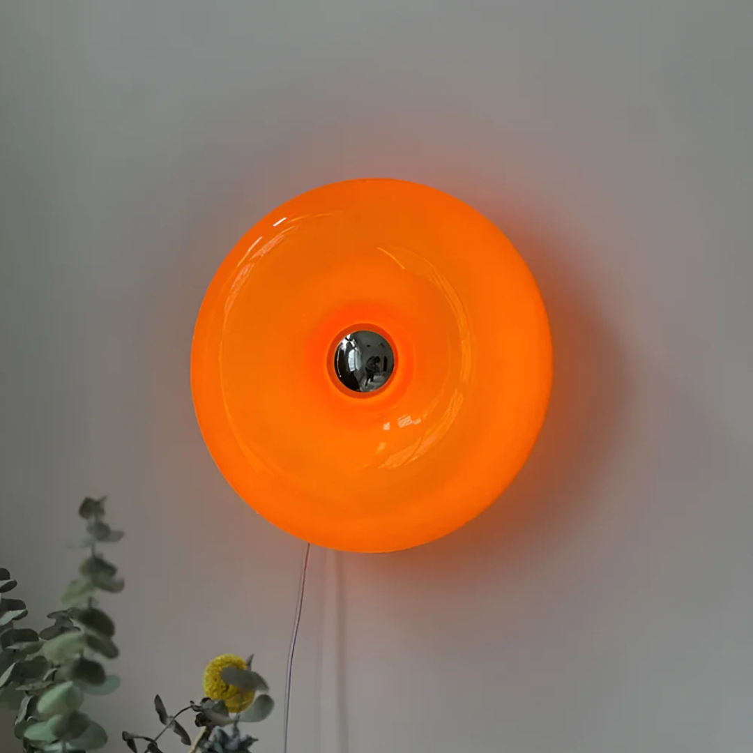 Stylish Glass Mounted Lamp