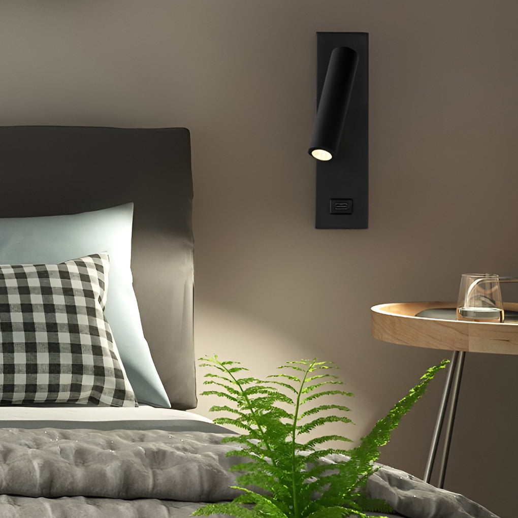 Premium LED Wall Light with Adjustable Arm and USB Charger - Halri