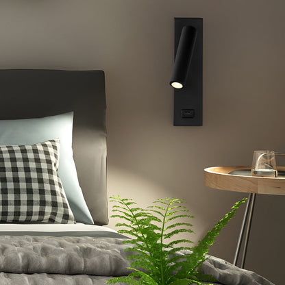 Premium LED Wall Light with Adjustable Arm and USB Charger - Halri