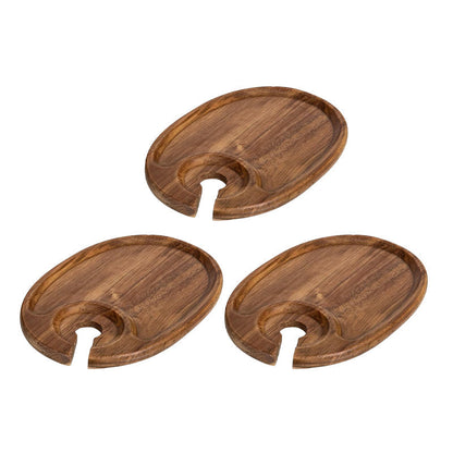 Wine and Cheese Serving Plate Set