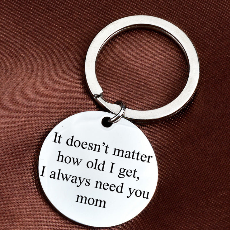 Lovely Mum Heart Shaped Keychain Gift